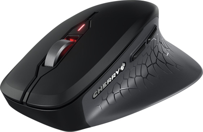 Maus Cherry Stream Mouse Comfort, wireless, i rehatshëm në dorë, i zi