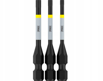 Set bite kaçavide Bosch Pro Impact Torsion Torx T10 T20, 55mm, set 3 copë