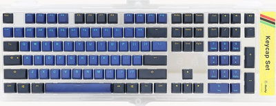 Kapakë tastiere Ducky Horizon, PBT, double shot, blu portokalli