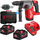 Çekiç kombinues me bateri Milwaukee M18 FHX 552X, 18V, me bateri dhe valixhe, i kuq