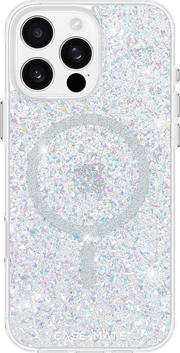 Mbulesë telefoni Case-Mate Twinkle Disco, MagSafe, për iPhone 16 Plus, me shkëlqim, transparente