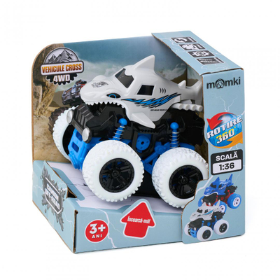 Makinë lodër off road Momki 4x4, 360°, 10.8 cm, ngjyra të ndryshme