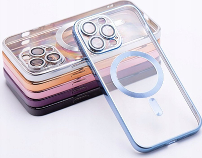 Kapak mbrojtës OEM Electro për iPhone 16 Pro, MagSafe, blu