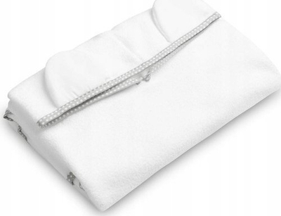 Ponço banjo Sensillo Bath Poncho, 55x60 cm, pambuk frotir, e bardhë