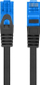 Kabllo patchcord Lanberg S/FTP, Cat.6a, LSZH, 15m, e zezë