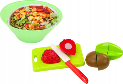 Set lodër prerëse frutash dhe sallate, 25 copë, shumëngjyrëshe