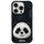 Kapak telefoni Nimmy Big Eyed Pet 2.0 Panda për iPhone 16 Pro Max 6.9", mbrojtës, i zi