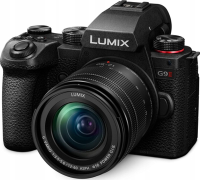 Kamerë pa pasqyrë Panasonic Lumix G9 II, 25.2MP, me lentën 12-60mm, e zezë
