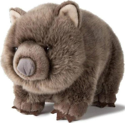 Плишана играчка WWF Вомбат 00837, колекција Австралија, 28 cm, кафеава