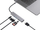 Док USB C Conceptronic, HDMI, 2x USB A, SD TF, 100W PD, сива боја