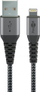 Kabllo USB Goobay USB A me Lightning, 2 m, gri