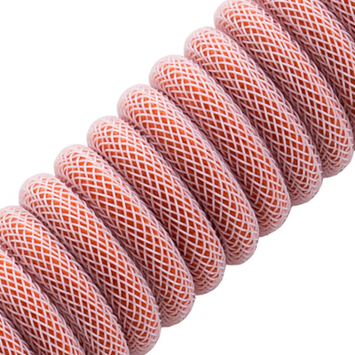 Kabllo spirale CableMod Classic, USB-C/USB-A, 1,5m, portokalli