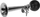 Burie biçiklete XQ Max Long, 23 cm, metal, e zezë