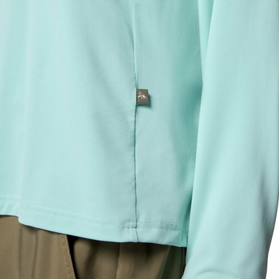Bluzë me kapuç Columbia Skien Valley Hoodie W, pambuk poliester, për femra, blu