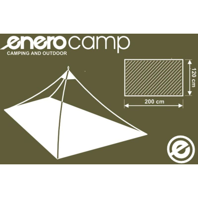 Çadër rrjetë kundër mushkonjave Enero Camp, 200x120x95 cm, për kamping, e zezë