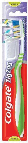 Furçë dhëmbësh Colgate Zig Zag, Medium, ngjyra të ndryshme