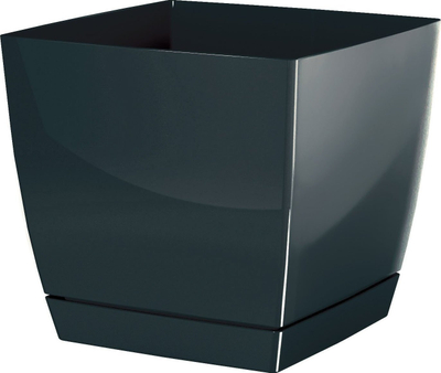 Vazo katrore Prosperplast COUBI DUKP100, 10x10x7.5 cm, grafit