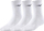 Çorape trajnimi Mizuno Training Mid Socks 32GX250501, set 3 palë, të bardha