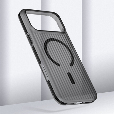 Mbulesë telefoni 4smarts Design Case Aero për iPhone 17 Pro, MagSafe, e zezë