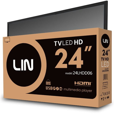Televizor Linex Flat Screen 24LHDD06, 24", HD, i zi
