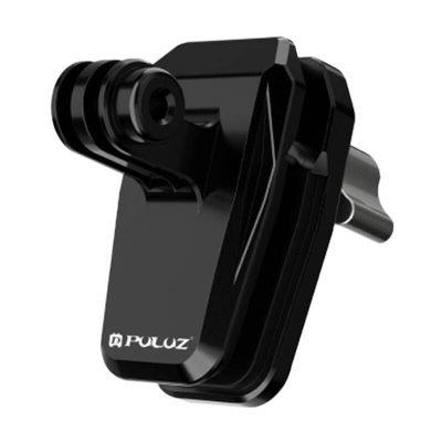 Mbajtëse kamerë aksion Puluz PU713B, clip-on për motoçikleta, aliazh alumini, e zezë
