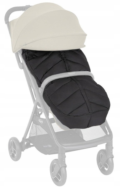 Mbulesë këmbësh për karrocë Graco Universal Footmuff, universale, e zezë