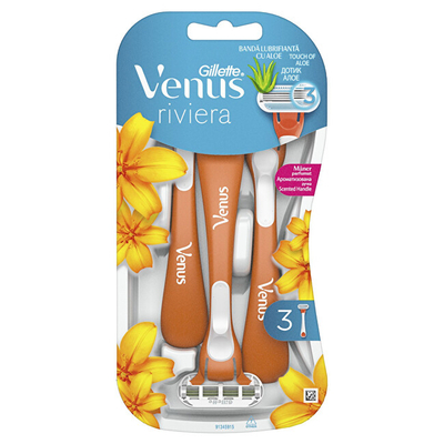 Set brisk rroje Gillette Venus Riviera, 3 copë