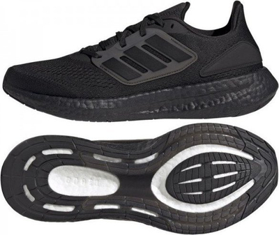 Atlete vrapimi Adidas Pureboost 22 për burra, me BOOST, të zeza