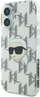 Kapak telefoni Karl Lagerfeld KLHCP16SHKLPKHT, për iPhone 16 6.1", plastik i fortë, transparent
