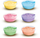 Bojë gishtash SES Creative Fingerpaint Pastel, 6 ngjyra, 6x45ml, shumëngjyrëshe