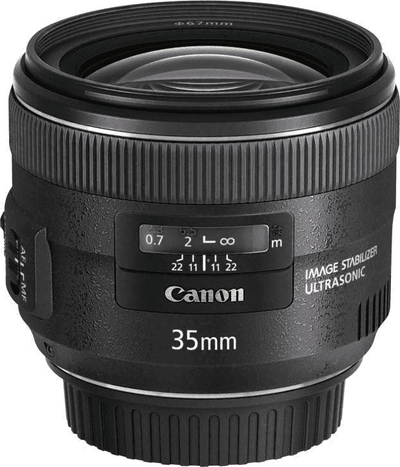 Objektiv Canon EF 35mm f/2 IS USM, me stabilizim imazhi, ngjyrë e zezë