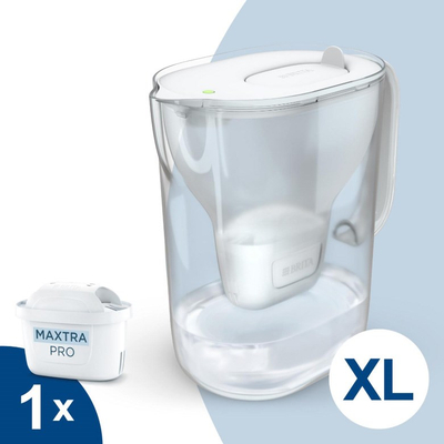 Shtamba filtruese Brita Style Essential XL, 3.6L, e bardhë + Filtër MX Pro Pure Performance