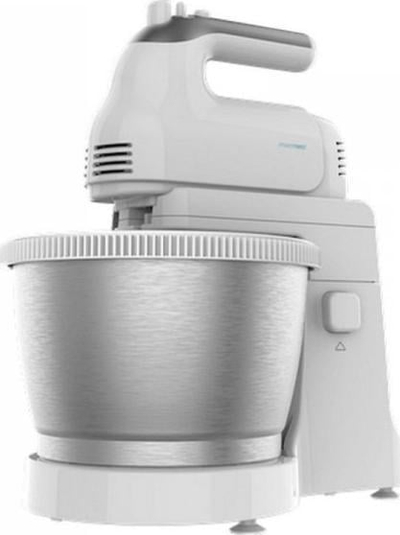 Mikser për brumë Cecotec PowerTwist Steel, 500W, 3.5L, i bardhë inox