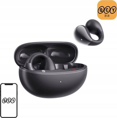 Слушалки со капси QCY Crossky C30, open ear, 25 часа слушање, црни