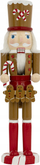 Figurinë dekorative FÉÉRIC LIGHTS &amp; CHRISTMAS Nutcracker Babadimër, dru, 38cm, e kuqe