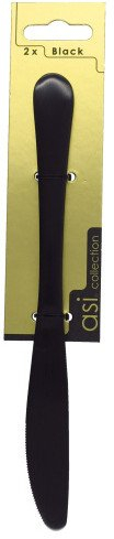 Set thikash kuzhine 2 copë, çelik inox 4.0 mm, 22.5 cm, të zeza