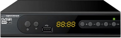 Dekoder TV Esperanza EV106P, DVB-T2, PVR, i zi
