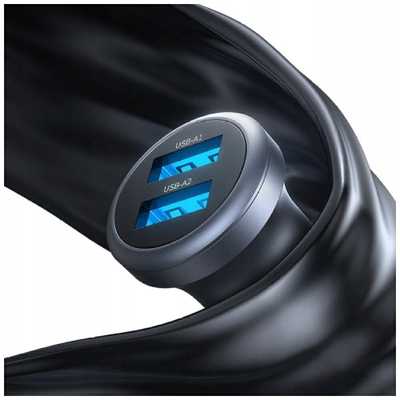 Karikues makine Usams CC320, 2x USB A, 2.4A, argjendtë