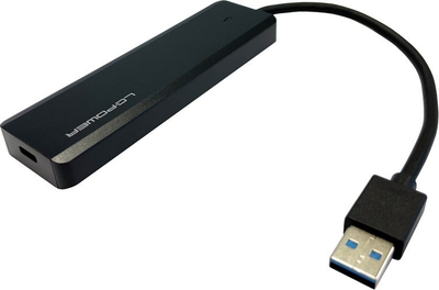 HUB USB LC-Power LC-HUB-U3-4-V2, 4x USB-A, 1x USB-C, i zi