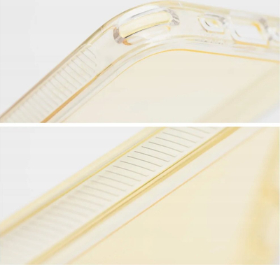 Futrollë telefoni Matrix Clear për Samsung S24 Ultra, TPU, që mbron nga goditjet, transparente me nuancë të verdhë