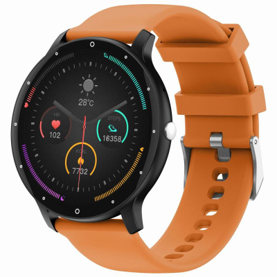 Ora inteligjente Gravity GT1-2 Pro, ekran 1.39", Bluetooth 5.2, portokalli me të zezë