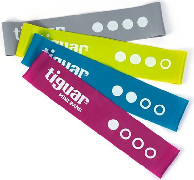 Shirita për ushtrime Tiguar MiniBands, 4 copë