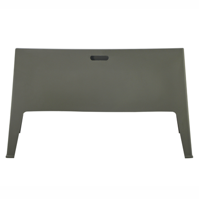 Divan kopshti SLEEK HM6366.05, polipropilen, 2 vende, 133x68x73 cm, ulliri i errët