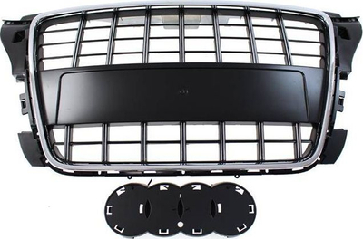 Maskë përparmë MTuning Audi A3 8P, S8 Style, 2009-2012, krom e zezë
