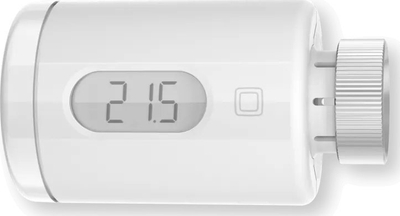 Termostat radiatorësh wireless Homematic IP HmIP eTRV 3, ekran E paper, kontroll me aplikacion, i bardhë