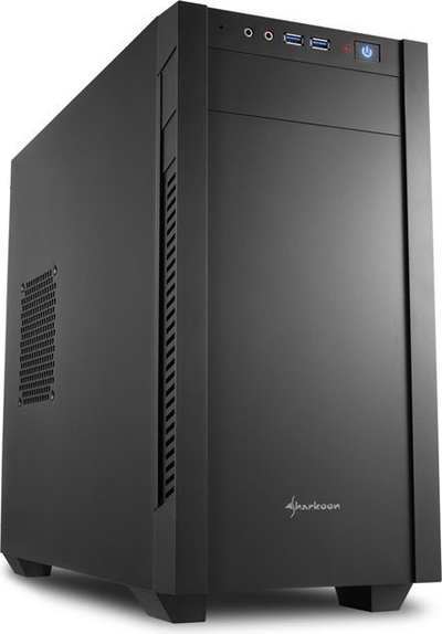 Kasë kompjuteri Sharkoon S1000, microATX, e zezë