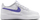 Atletet Nike Air Force 1 për fëmijë, lëkurë sintetike, të bardha me vjollcë