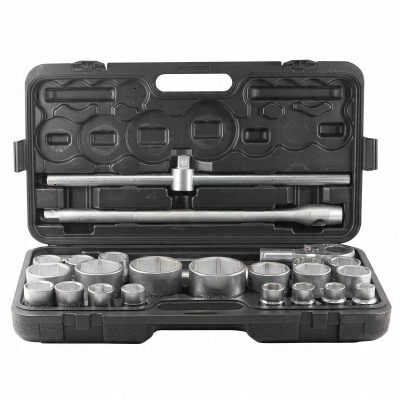 Сет на наковални клучеви Rockforce RF-68262-5, 26 парчиња, 3/4\" и 1\", во пластичен куфер