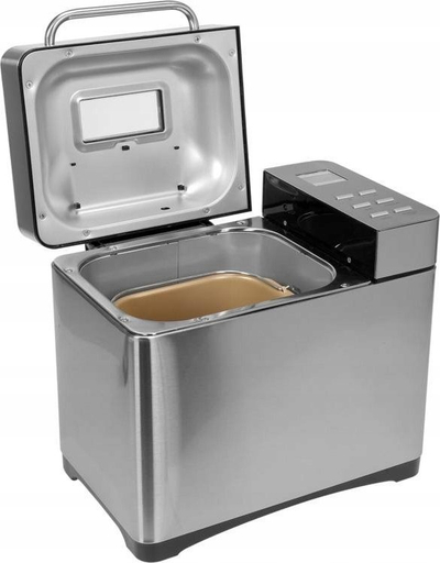 Makina për bukë Lund, 710W, 19 programe, ngjyrë argjendtë
