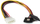 Kabllo StarTech Molex - SATA X2 (PYO2LP4LSATA), 0.3m, me ngjyra